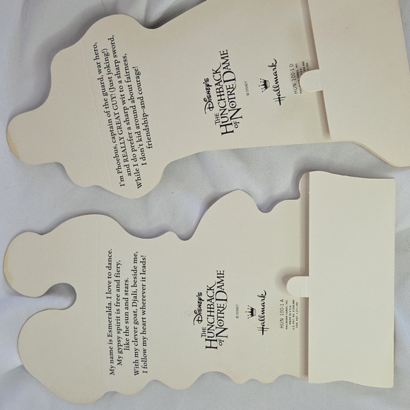 Hunchback Of Notre Dame Hallmark Disney 1990s Esmeralda Phoebus Collector Cards - Picture 8 of 14